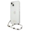 Guess GUHCP13MKPSWH iPhone 13 / 14 / 15 6.1 Transparent hardcase White Pearl