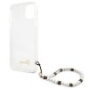 Guess GUHCP13MKPSWH iPhone 13 / 14 / 15 6.1 Transparent hardcase White Pearl