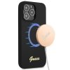 Guess GUHMP13LLSLMGBK iPhone 13 Pro / 136,1 black/czarny hardcase Silicone Script Gold Logo MagSafe