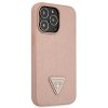 Guess GUHCP13LPSATLP iPhone 13 Pro/ 13 6,1 różowy/pink hardcase SaffianoTriangle Logo