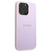 Guess GUHCP13LPSASBPU iPhone 13 Pro / 136,1 fioletowy/purple Saffiano Hot Stamp & Metal Logo