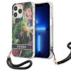 Guess GUHCP13LHFLSB iPhone 13 Pro / 13 6,1 niebieski/blue hardcase Flower Strap