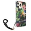 Guess GUHCP13XHFLSB iPhone 13 Pro Max 6,7 niebieski/blue hardcase Flower Strap