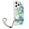 Guess GUHCP13XHFLSN iPhone 13 Pro Max 6,7 zielony/green hardcase Flower Strap