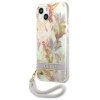 Guess GUHCP13SHFLSU iPhone 13 mini 5,4 fioletowy/purple hardcase Flower Strap
