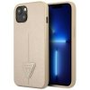 Guess GUHCP13SPSATLE iPhone 13 mini5,4 beżowy/beige hardcase SaffianoTriangle Logo