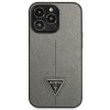 Guess GUHCP13LPSATLG iPhone 13 Pro / 13 6,1 srebrny/silver hardcase SaffianoTriangle Logo
