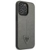 Guess GUHCP13LPSATLG iPhone 13 Pro / 13 6,1 srebrny/silver hardcase SaffianoTriangle Logo