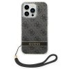 Guess GUOHCP14XH4STK iPhone 14 Pro Max 6,7 czarny/black hardcase 4G Print Strap