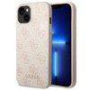 Guess GUHCP14SG4GFPI iPhone 14 / 15 / 136.1 różowy/pink hard case 4G Metal Gold Logo