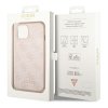 Guess GUHCP14MG4GFPI iPhone 14 Plus / 15 Plus 6.7 różowy/pink hard case 4G Metal Gold Logo