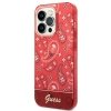 Guess GUHCP14LHGBNHR iPhone 14 Pro 6,1 czerwony/red hardcase Bandana Paisley