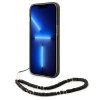 Guess GUHCP14LHGCOHK iPhone 14 Pro6,1 czarny/black hardcase Translucent Pearl Strap