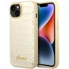 Guess GUHCP14MHGCRHD iPhone 14 Plus / 15 Plus 6.7 złoty/gold hardcase Croco Collection