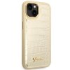 Guess GUHCP14MHGCRHD iPhone 14 Plus / 15 Plus 6.7 złoty/gold hardcase Croco Collection