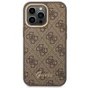 Guess GUHCP14XHG4SHW iPhone 14 Pro Max6,7 brązowy/brown hard case 4G Vintage Gold Logo