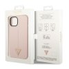 Guess GUHCP14SSLTGP iPhone 14 / 15 / 13 6.1 różowy/pink hardcase Silicone Triangle