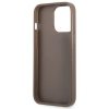Guess GUHCP13LP4TPW iPhone 13 Pro / 13 6,1 brązowy/brown hardcase 4G Triangle Logo Cardslot