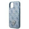 Guess GUHCP13MP4TPB iPhone 13 / 14 / 15 6.1 niebieski/blue hardcase 4G Triangle Logo Cardslot