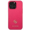 Guess GUHCP13LPS4MF iPhone 13 Pro / 13 6,1 różowy/pink hardcase Saffiano 4G Small Metal Logo