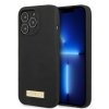 Guess GUHMP13LSPLK iPhone 13 Pro / 13 6,1 czarny/black hard case Silicone Logo Plate MagSafe