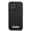 Guess GUHMP13LSPLK iPhone 13 Pro / 13 6,1 czarny/black hard case Silicone Logo Plate MagSafe