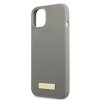 Guess GUHMP13SSPLG iPhone 13 mini 5,4 szary/grey hard case Silicone Logo Plate MagSafe