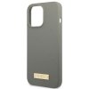 Guess GUHMP13LSPLG iPhone 13 Pro / 13 6,1 szary/grey hard case Silicone Logo Plate MagSafe