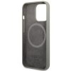 Guess GUHMP13LSPLG iPhone 13 Pro / 13 6,1 szary/grey hard case Silicone Logo Plate MagSafe