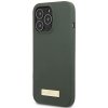 Guess GUHMP13XSPLA iPhone 13 Pro Max 6,7 zielony/khaki hard case Silicone Logo Plate MagSafe