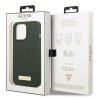 Guess GUHMP13XSPLA iPhone 13 Pro Max 6,7 zielony/khaki hard case Silicone Logo Plate MagSafe