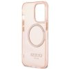 Guess GUHMP13XHTCMP iPhone 13 Pro Max 6,7 różowy/pink hard case Gold Outline Translucent MagSafe