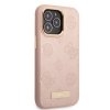 Guess GUHMP13LSAPSTP iPhone 13 Pro / 13 6,1 różowy/pink hardcase Peony Logo Plate MagSafe