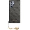 Guess GUHCS23LGF4GGR S23 Ultra S918szary/grey hardcase 4G Charms Collection