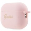 Guess GUAP2LSCHSP AirPods Pro 2 (2022/2023) cover różowy/pink Silicone Charm Heart Collection