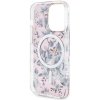 Guess GUHMP14LHCFWSP iPhone 14 Pro 6.1 różowy/pink hardcase Flower MagSafe