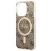 Guess GUHMP14LH4STW iPhone 14 Pro 6.1 brązowy/brown hardcase 4G MagSafe