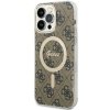 Guess GUHMP14XH4STW iPhone 14 Pro Max 6.7 brązowy/brown hardcase 4G MagSafe