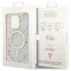 Guess GUHMP14LPCUMAH iPhone 14 Pro 6.1 biały/white hardcase Marble MagSafe