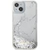 Guess GUHCP14SLCSGSGH iPhone 14 / 15 / 13 6.1 biały/white hardcase Liquid Glitter Marble