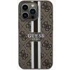 Guess GUHMP13LP4RPSW iPhone 13 Pro / 13 6.1 brązowy/brown hardcase 4G Printed Stripes MagSafe