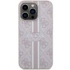 Guess GUHMP13XP4RPSP iPhone 13 Pro Max 6,7 różowy/pink hardcase 4G Printed Stripes MagSafe