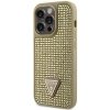 Guess GUHCP14LHDGTPD iPhone 14 Pro 6.1 złoty/gold hardcase Rhinestone Triangle