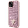 Guess GUHCP14MHDGTPP iPhone 14 Plus / 15 Plus 6.7 różowy/pink hardcase Rhinestone Triangle