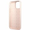 Guess GUHCP13XLSLMGLP iPhone 13 Pro Max 6.7 jasnoróżowy/light pink hardcase Silicone Script Gold Logo