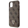 Guess GUHCN61P4TDSCPW iPhone 11 / Xr 6.1 brązowy/brown hardcase Crossbody 4G Metal Logo