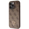 Guess GUHCP14LP4TDSCPW iPhone 14 Pro 6.1 brązowy/brown hardcase Crossbody 4G Metal Logo