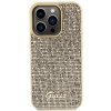 Guess GUHCP15LPMSDGSD iPhone 15 Pro 6.1 złoty/gold hardcase Disco Metal Script