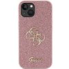 Guess GUHCP15SHG4SGP iPhone 15 / 14 / 13 6.1 różowy/pink hardcase Glitter Script Big 4G