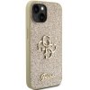 Guess GUHCP15MHG4SGD iPhone 15 Plus / 14 Plus 6.7 złoty/gold hardcase Glitter Script Big 4G